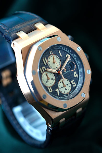 Audemars Piguet Royal Oak Offshore | Ref: 26470OR.OO.A125CR.01 | A 42mm Rose Gold Automatic Wristwatch With Date and Chronograph