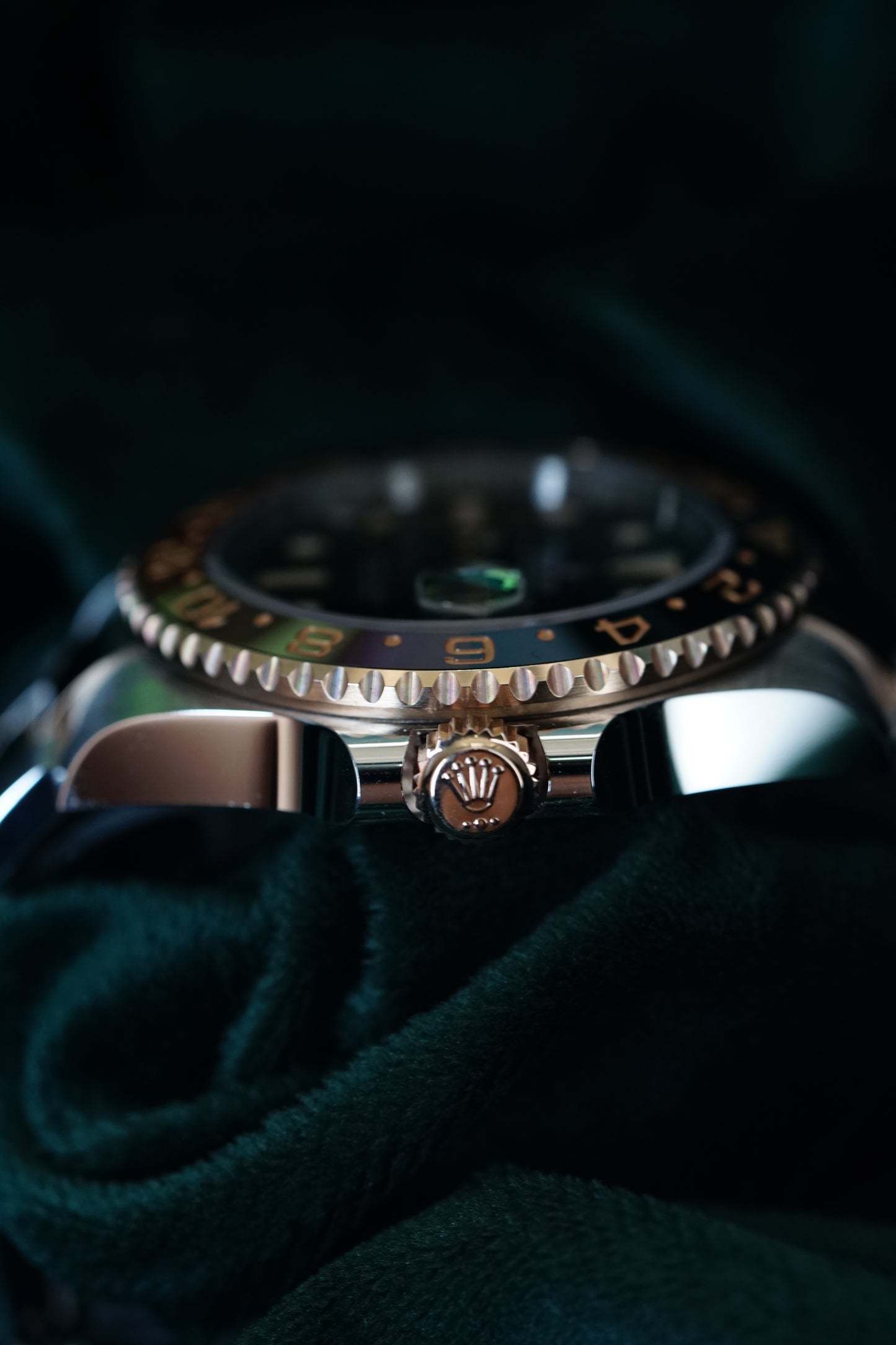 Rolex Gmt-master II 'Root Beer' (Reference 126711chnr). A 40mm Rose Gold Stainless Steel Automatic Wristwatch With Date and Dual Time