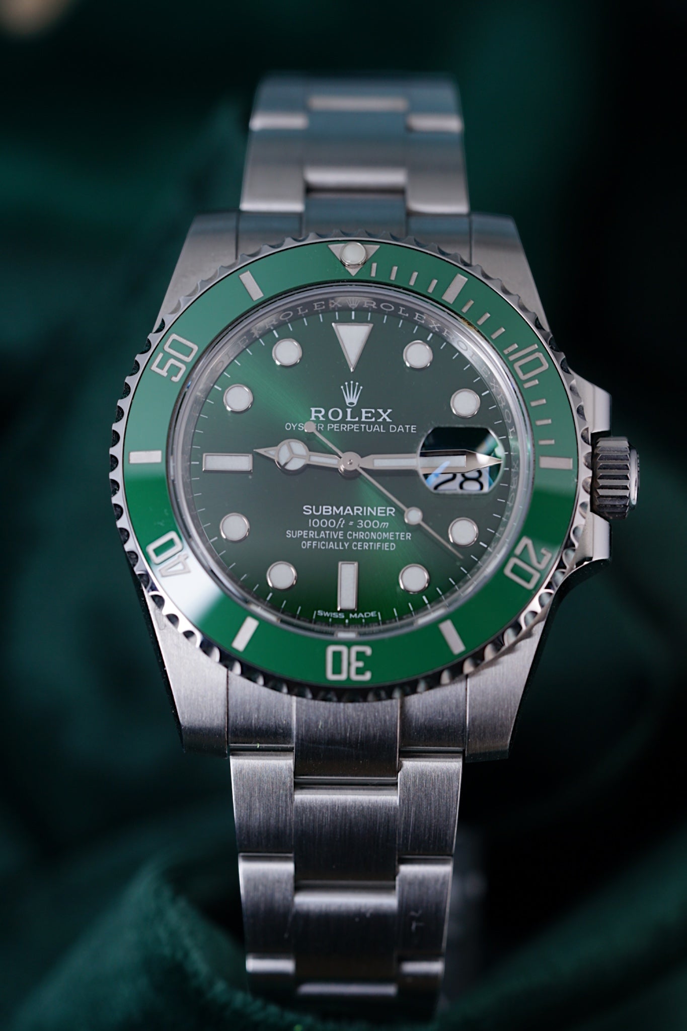 Rolex Submariner 'Hulk', Ref: 116610lv | A 40mm Stainless Steel Automatic Wristwatch With Date