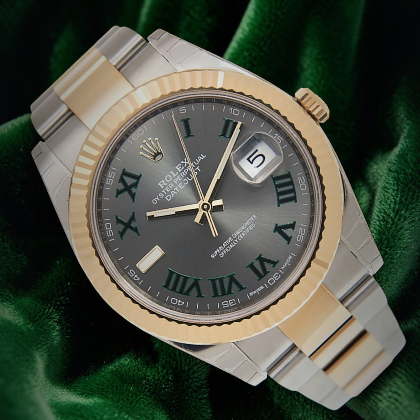 Rolex Datejust 116333 'Wimbledon' Two-Tone
