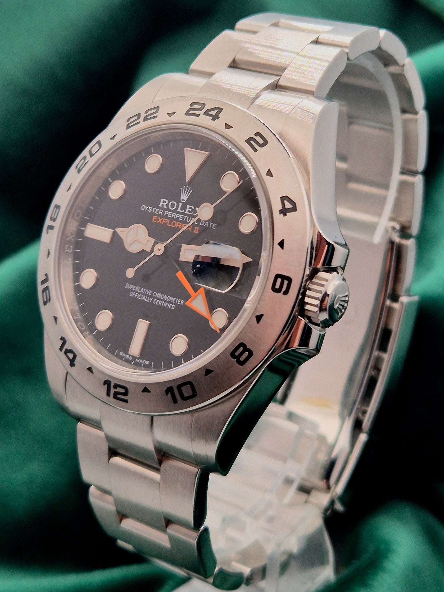 Rolex Explorer II 216570 Black Dial Full Set