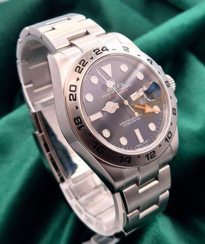 Rolex Explorer II 216570 Black Dial Full Set