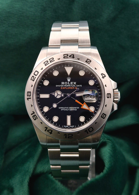 Rolex Explorer II 216570 Black Dial Full Set