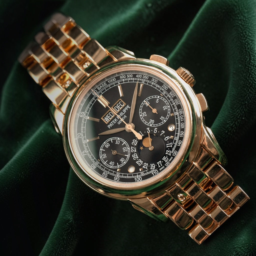 Patek Philippe Grand Complications | Ref. 5270/1R-001 | A Ebony Black Sunburst dial Full Rose Gold Wristwatch