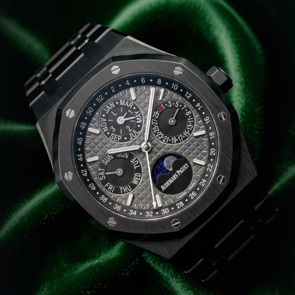 Audemars Piguet Royal Oak | Ref 26579CE | A Black Ceramic Perpetual Calendar Wristwatch