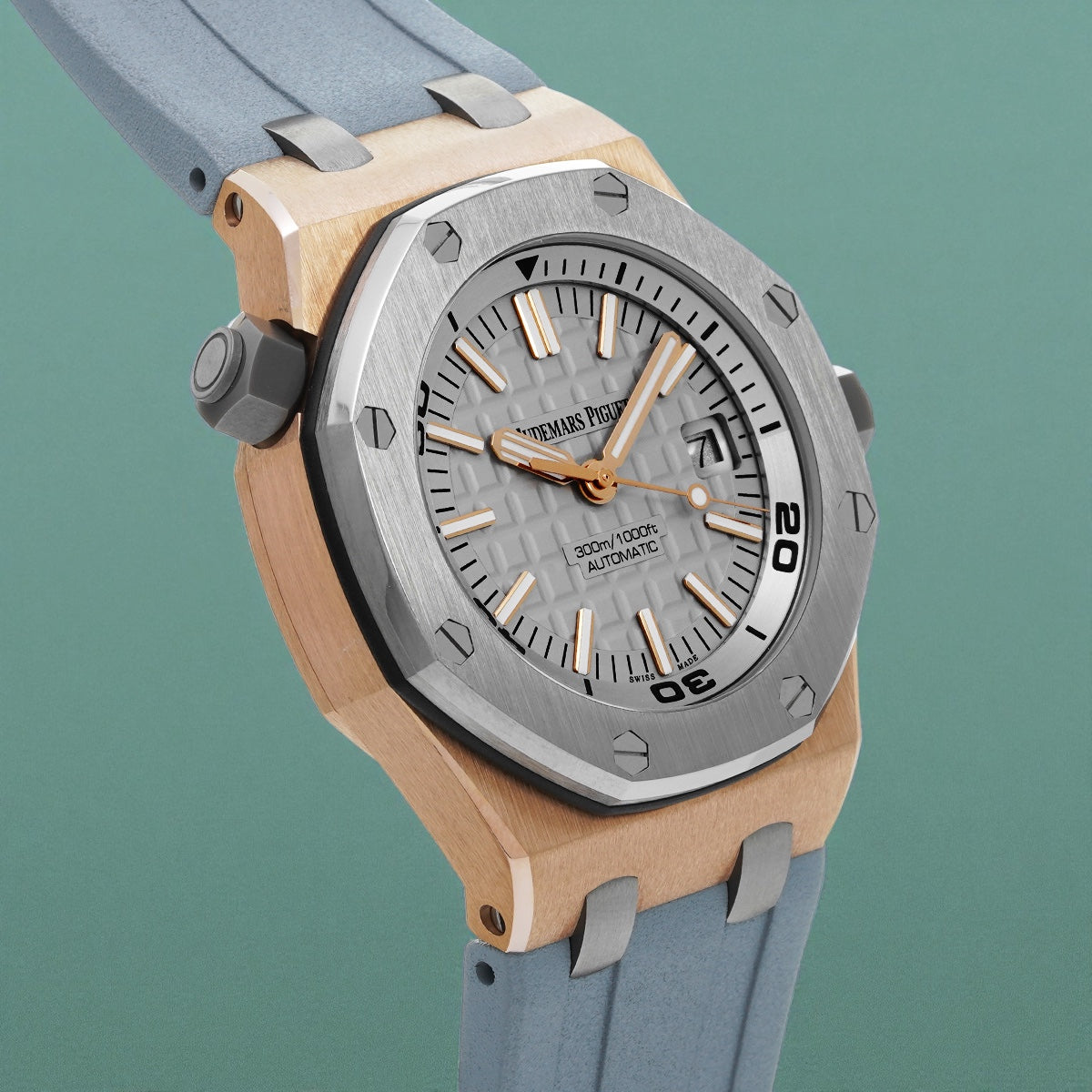 Audemars Piguet Royal Oak Offshore Diver, Ref 15711oi.oo.a006ca.01 | a Japan Limited Edition Rose Gold Wristwatch With Date