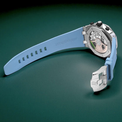 Audemars Piguet Royal Oak Offshore Chronograph, Reference 26238st.oo.a340ca.01 | a Rare Tiffany Blue Stainless Steel Chronograph Wristwatch With Date