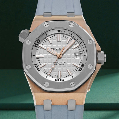 Audemars Piguet Royal Oak Offshore Diver, Ref 15711oi.oo.a006ca.01 | a Japan Limited Edition Rose Gold Wristwatch With Date