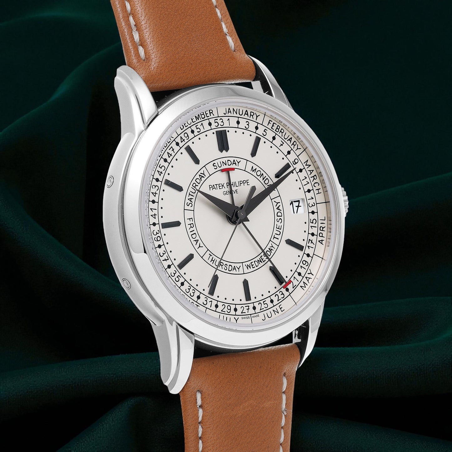 Patek Philippe Calatrava Weekly Calendar, Reference 5212a-001 | a Masterpiece Handwritten Stainless Steel Annual Calendar Wristwatch With Weekly Calendar