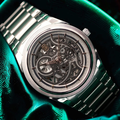 Parmigiani Fleurier Platinum Tonda PF | Reference PFC912-1020001-100182 | A Skeletonised Platinum Wristwatch