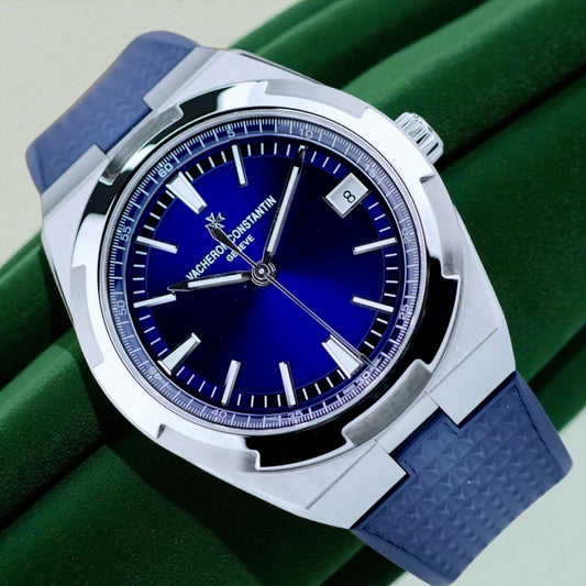 Vacheron Constantin Overseas, Reference 4500v | the Ultimate 4500v Blue Vc Overseas Holy Trinity Sports Timepiece | a Stainless Steel Wristwatch With Date