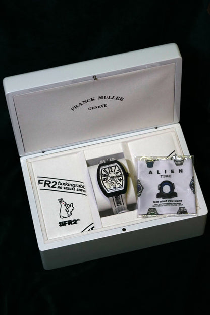 Franck Muller Vanguard V41SCDT FR2 GFGRNR NR Automatic RABBIT,  a Limited Edition carbon fiber automatic wristwatch with date