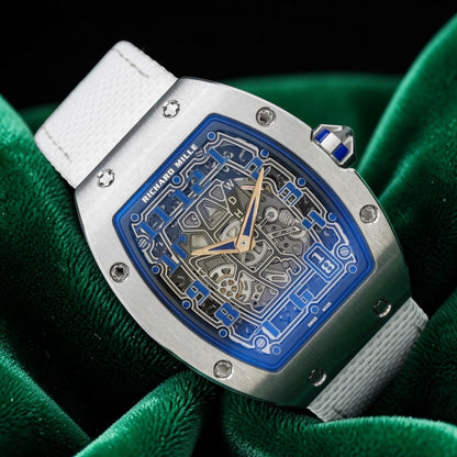 Richard Mille| Ref RM 67-01 | A Platinum Extra-Flat Skeletonised Wristwatch