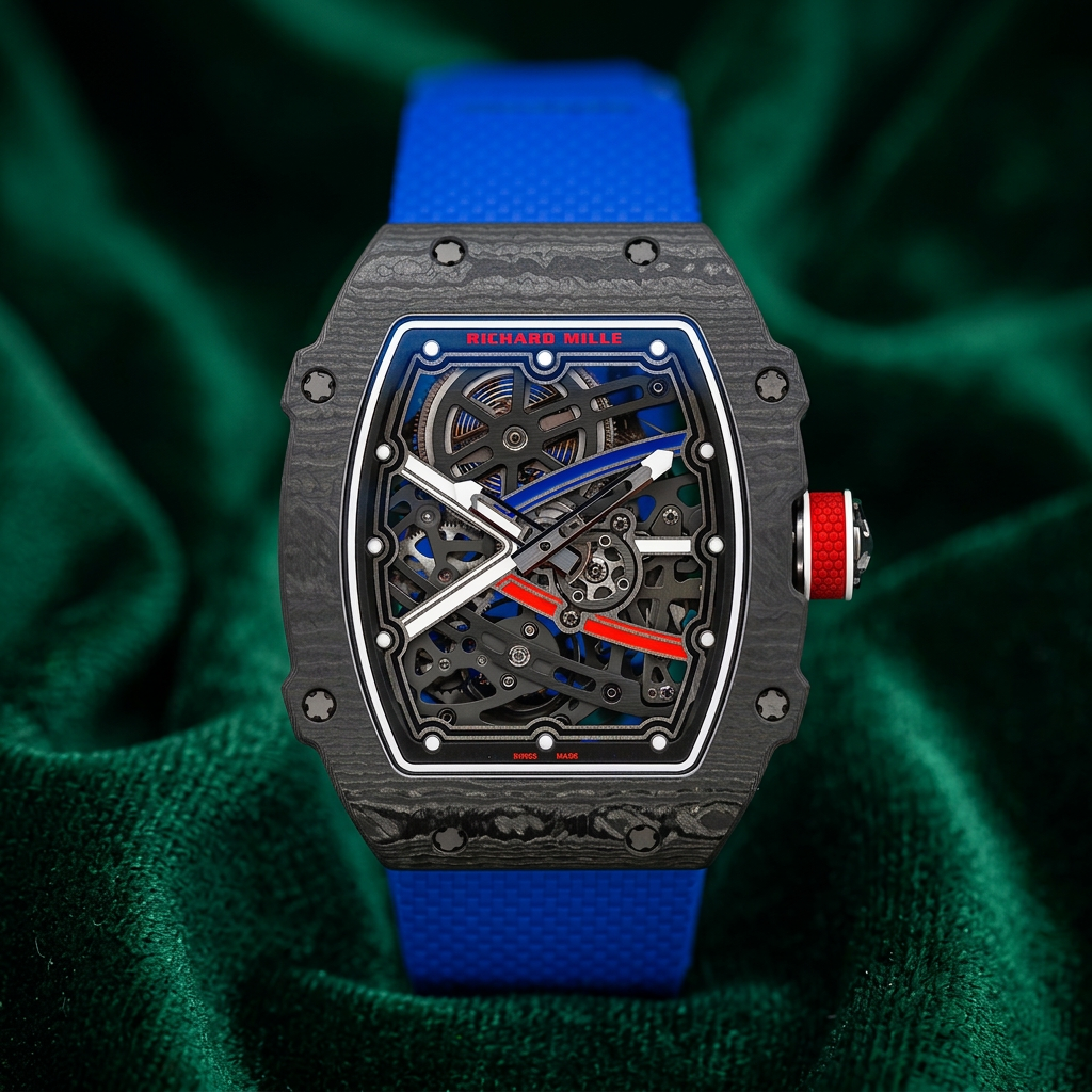 Richard Mille | Ref RM67-02 “Sébastien Ogier” | A Carbon Fibre and TPT Quartz Fibre Skeletonised Wristwatch