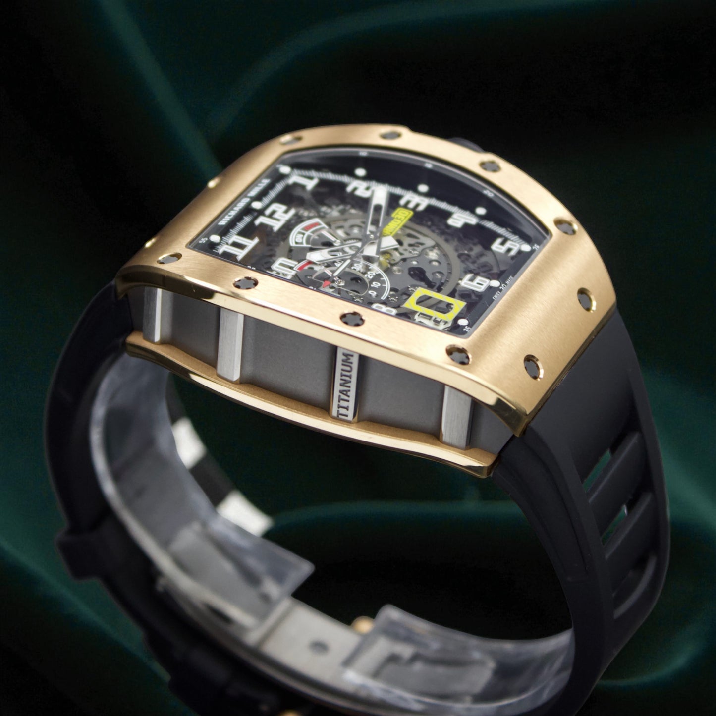 Richard Mille, Ref Rm030 RG | an Exclusive and Rare Rose Gold Automatic Titanium Skeletonised Wristwatch RM30