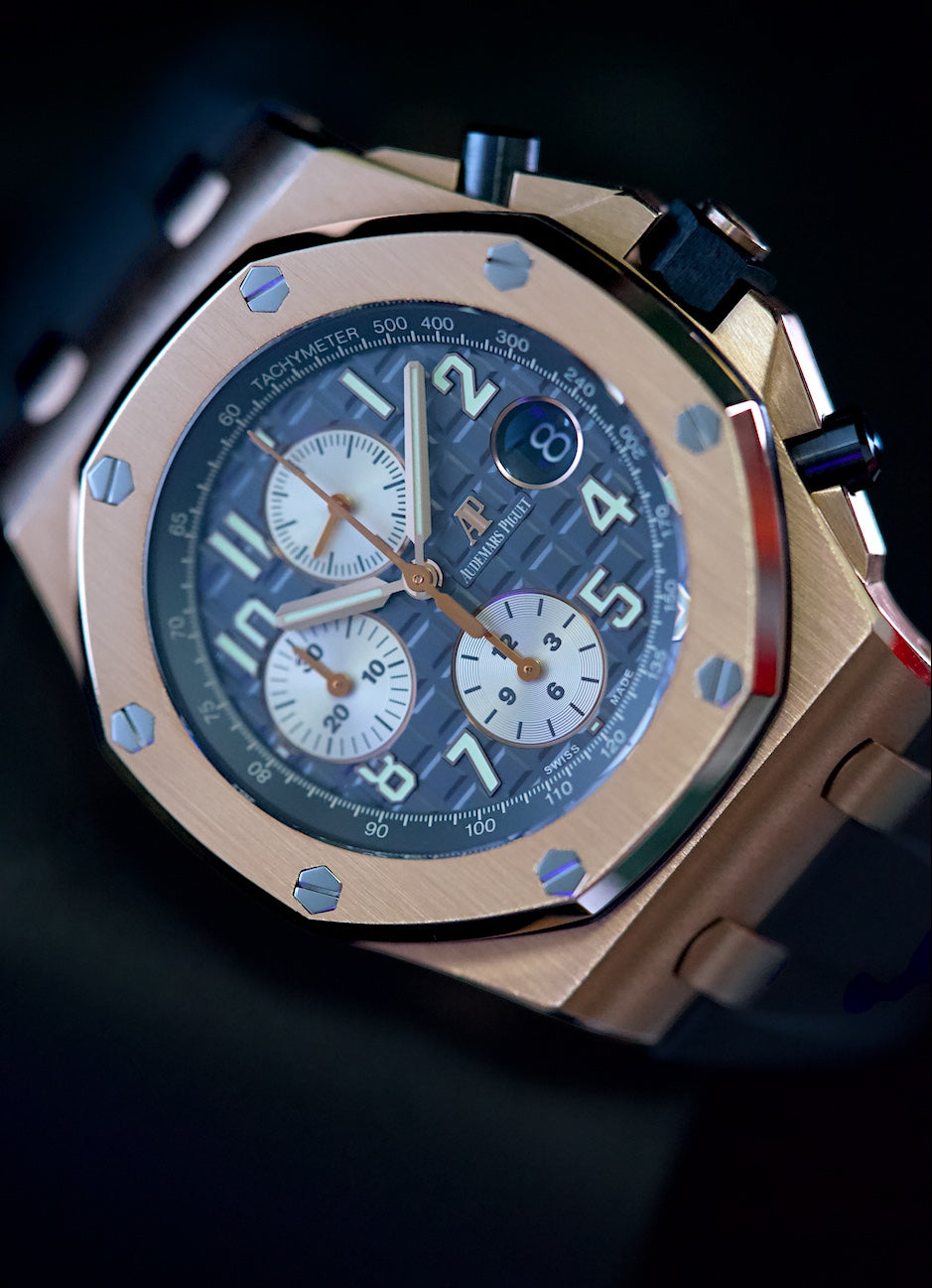 Audemars Piguet Royal Oak Offshore | Ref: 26470OR.OO.A125CR.01 | A 42mm Rose Gold Automatic Wristwatch With Date and Chronograph