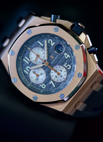 Audemars Piguet Royal Oak Offshore | Ref: 26470OR.OO.A125CR.01 | A 42mm Rose Gold Automatic Wristwatch With Date and Chronograph