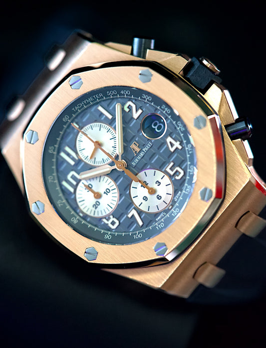 Audemars Piguet Royal Oak Offshore | Ref: 26470OR.OO.A125CR.01 | A 42mm Rose Gold Automatic Wristwatch With Date and Chronograph