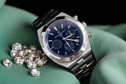 Vacheron Constantin Overseas Chronograph VC Overseas 5500V Blue Dial Chronograph Automatic