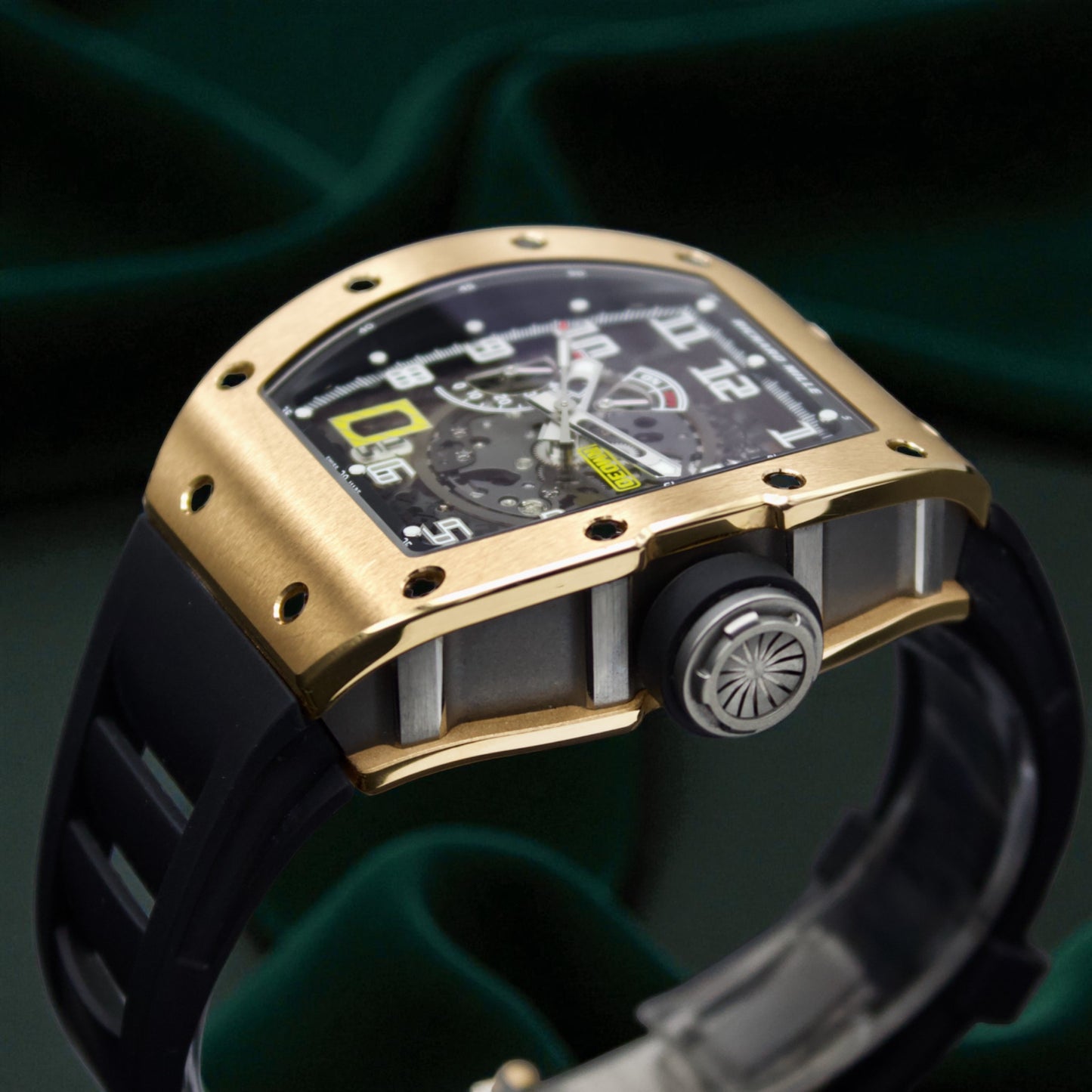 Richard Mille, Ref Rm030 RG | an Exclusive and Rare Rose Gold Automatic Titanium Skeletonised Wristwatch RM30