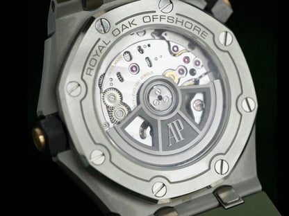 Audemars Piguet Royal Oak Offshore 42mm Diver MASSIVE GREEN 42mm COMPLETE Luxury Sport Chronograph Open Casebook 15720ST.OO.A052CA.01