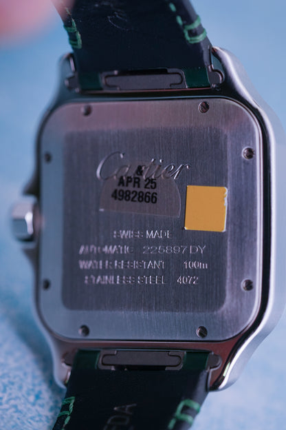Cartier Santos de Cartier WSSA0062 'Green Dial Versatility'