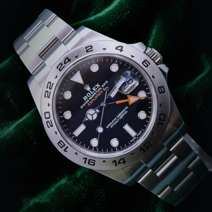 Rolex Explorer II | Ref 216570 | A Black Dial Oyster Case Wristwatch