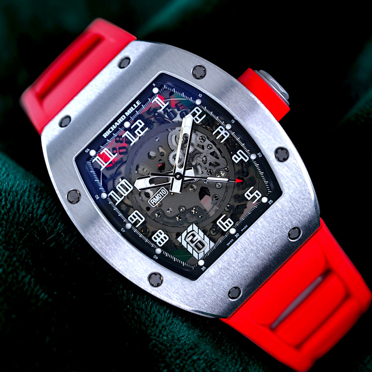 Richard Mille | Reference rm010ti | A Grade 5 Titanium Automatic Tonneau Wristwatch