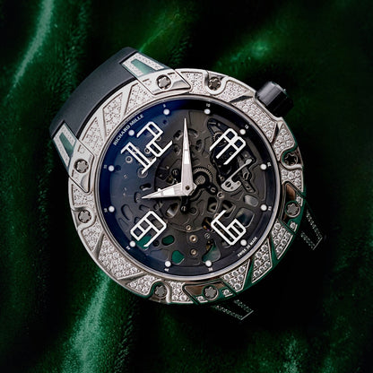 Richard Mille | Ref RM33 | An Extra Flat 18k White Gold Skeletonized Automatic Wristwatch RM033
