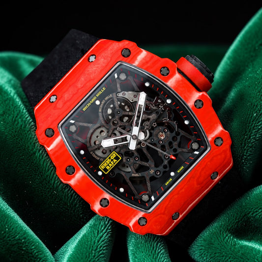 Richard Mille 'Rafael Nadal'| Ref. RM35-02 | A Manual Winding Red Carbon TPT Quartz Wristwatch