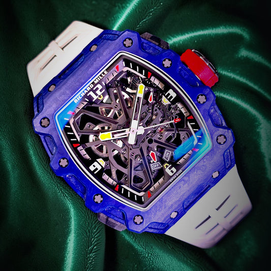 Richard Mille | Ref RM 35-03 | A Blue Carbon TPT "Rafael Nadal" Automatic Wristwatch